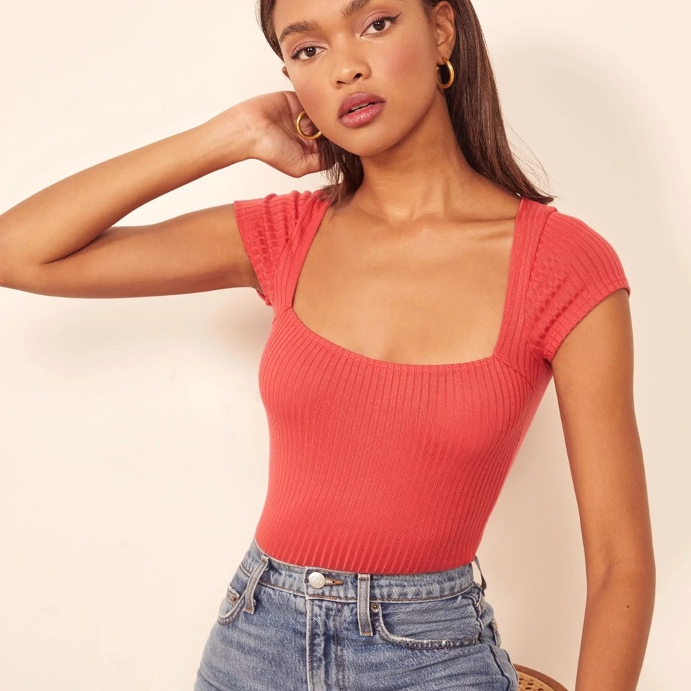 Reformation Bardot Top